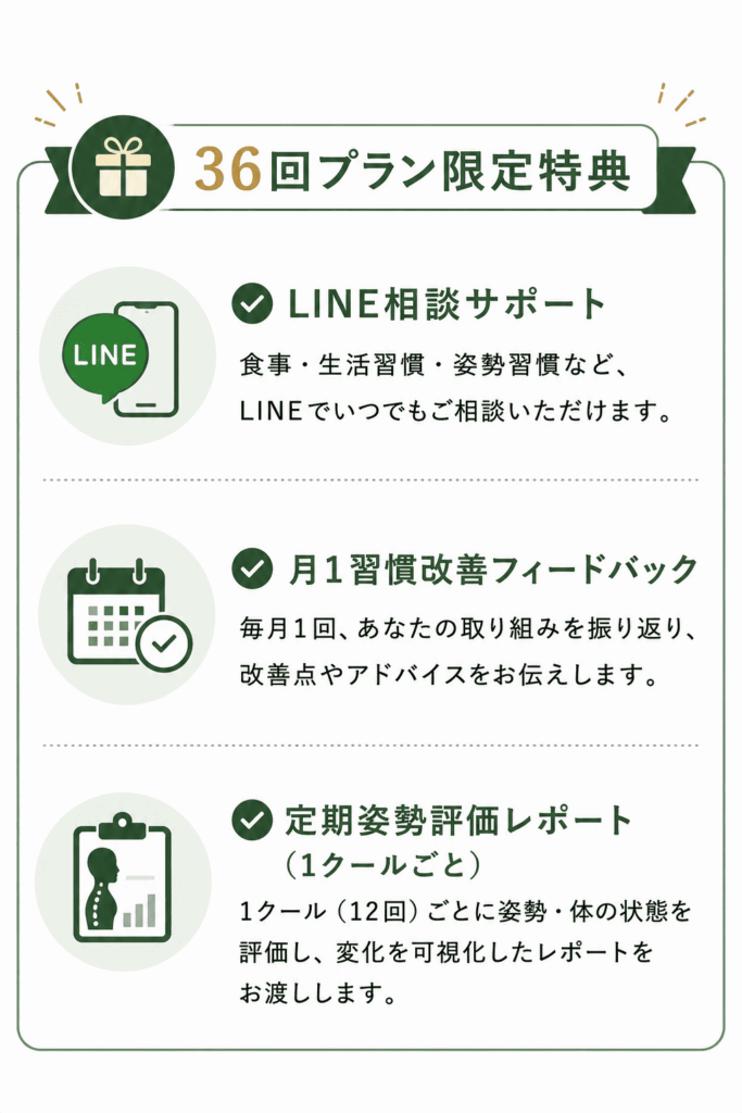 36回プラン限定特典