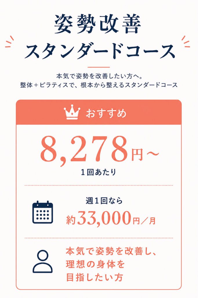 姿勢改善スタンダードコース